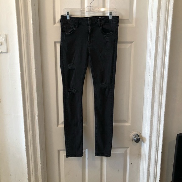 Zara Denim - Zara rip skinny jeans